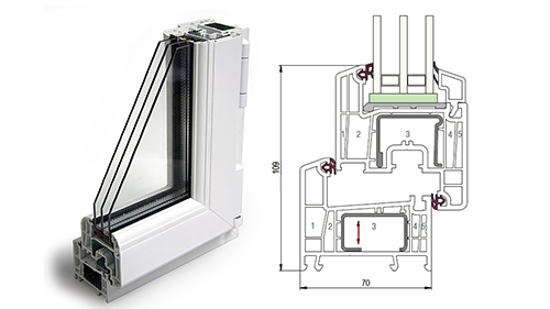 Балконный блок 1500 x 2200 - REHAU Delight-Design 40 мм Солнечногорск