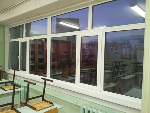 Пластиковые окна в школе Солнечногорск