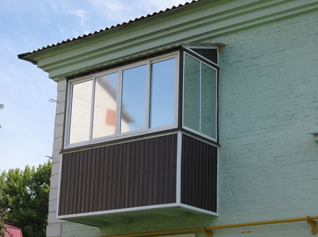 Легкое облегченное остекление балкона Солнечногорск