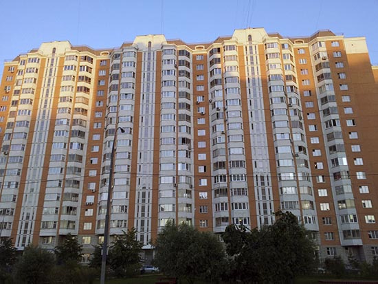 Остекление балконов и лоджий в доме серии П44Т Солнечногорск
