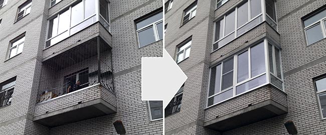 Остекление открытого балкона в Солнечногорск Солнечногорск