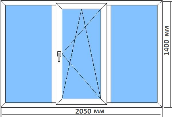 Стандартные размеры пластиковых окон в типовых домах Солнечногорск